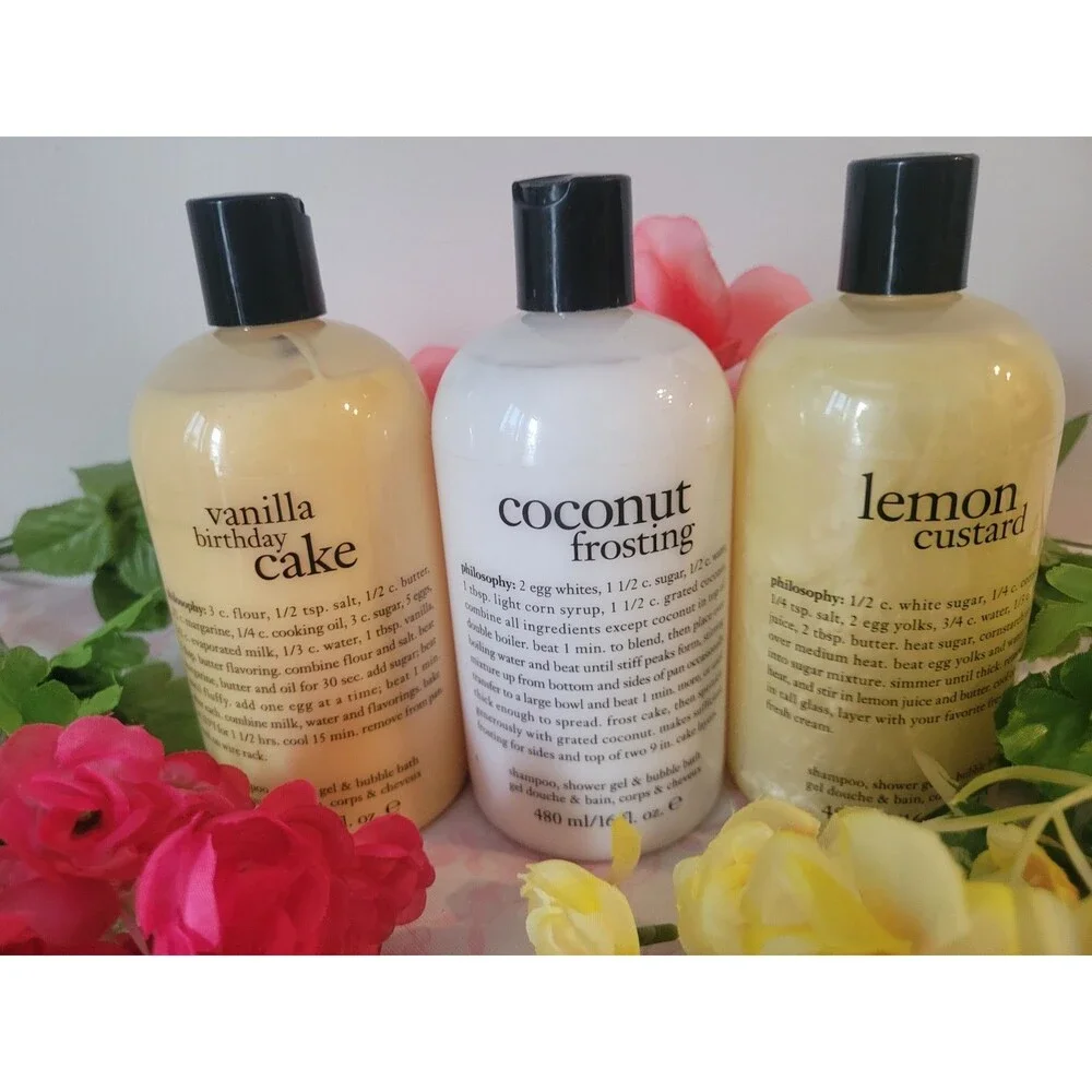 Philosophy Vanilla Birthday Cake Coconut Frosting & Lemon Custard Shower Gel